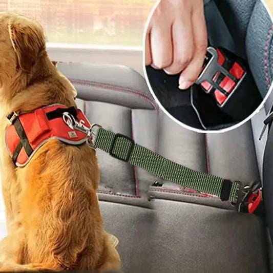 Adjustable Dog And Cat Car Safety Seat Belt Attachment